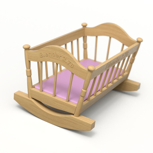 Wooden Cradle