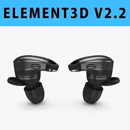 E3D - Sony 1000X Wireless Noise Canceling Headphones 3D model