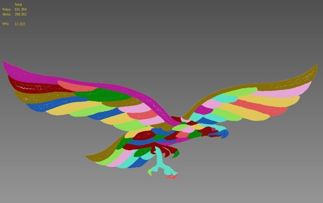 Eagle - Luftwaffe 3D model 3D printable | CGTrader