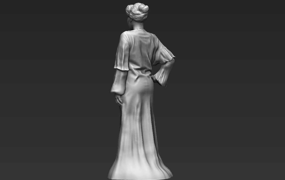 Adele 3D printing ready stl obj formats 3D print model_5