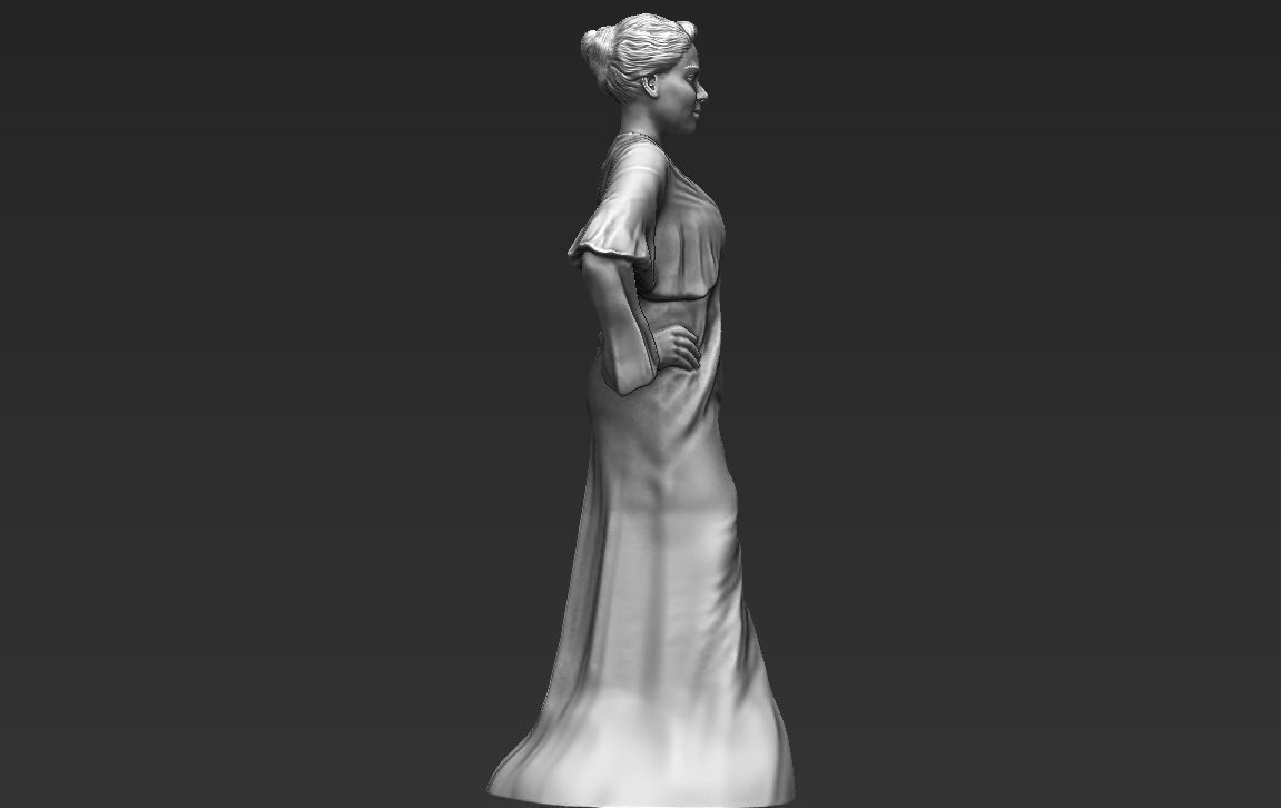 Adele 3D printing ready stl obj formats 3D print model_8
