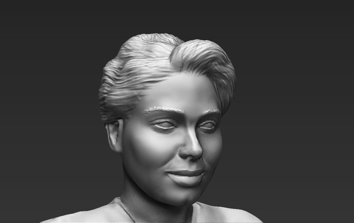Adele 3D printing ready stl obj formats 3D print model_11