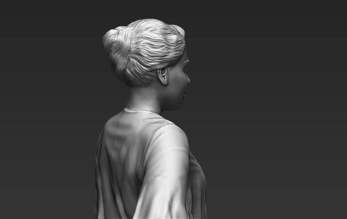 Adele 3D printing ready stl obj formats 3D print model_12