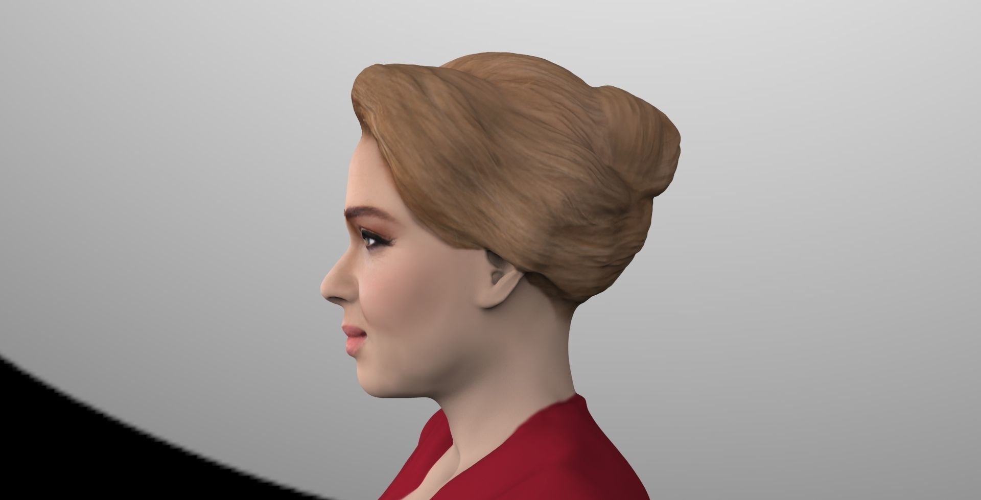Adele ready for full color 3D printing 3D print model_19