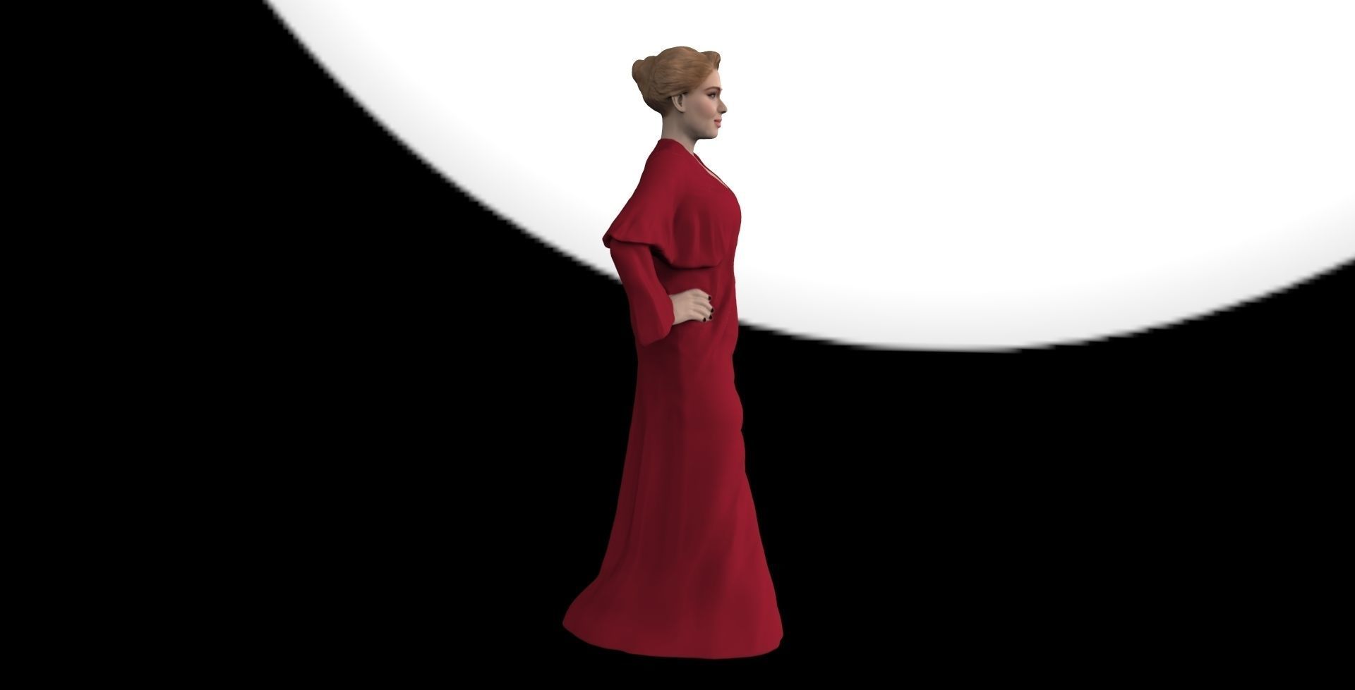 Adele ready for full color 3D printing 3D print model_15