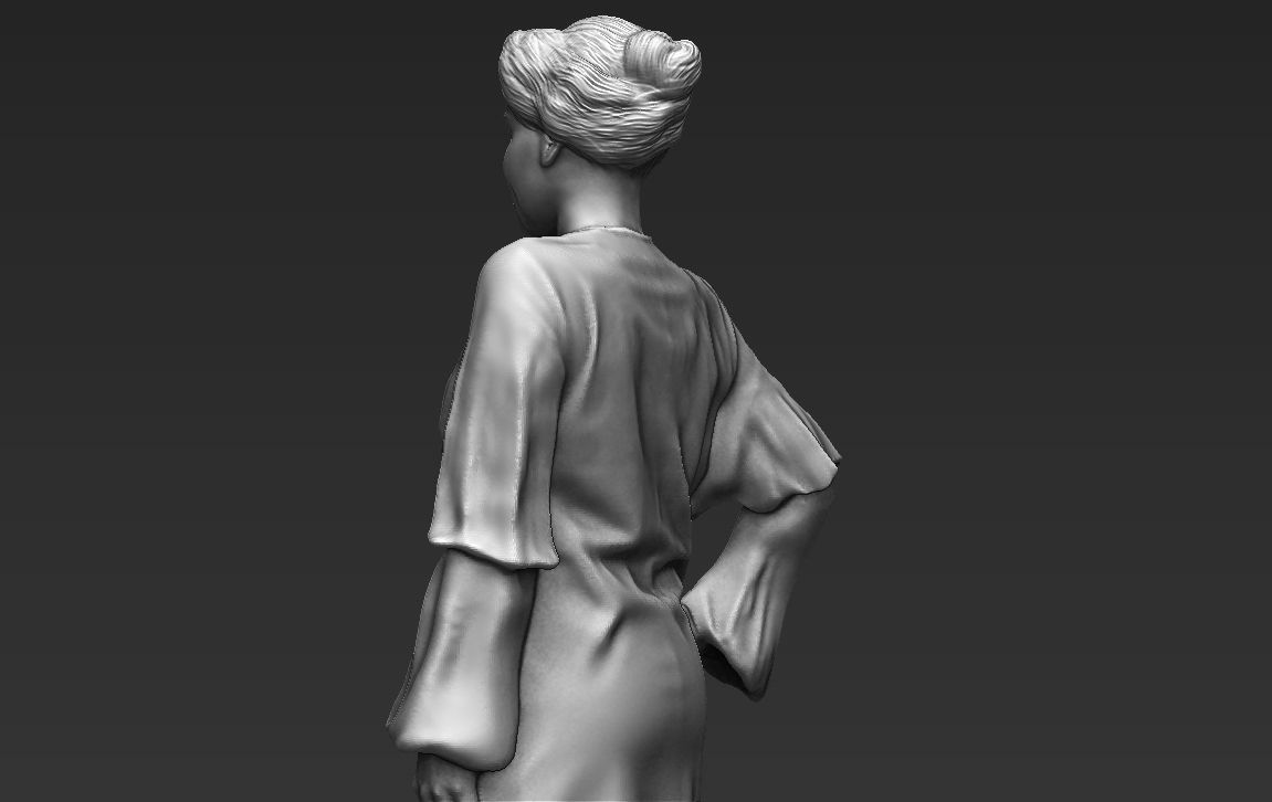 Adele ready for full color 3D printing 3D print model_42