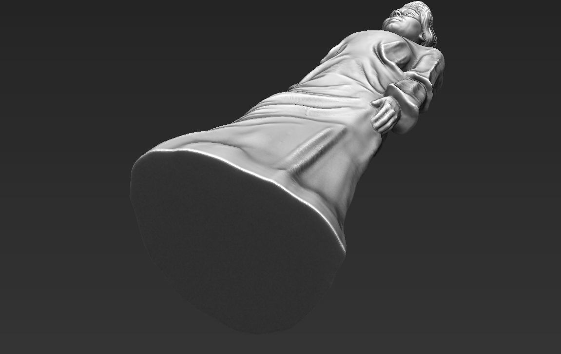 Adele ready for full color 3D printing 3D print model_43