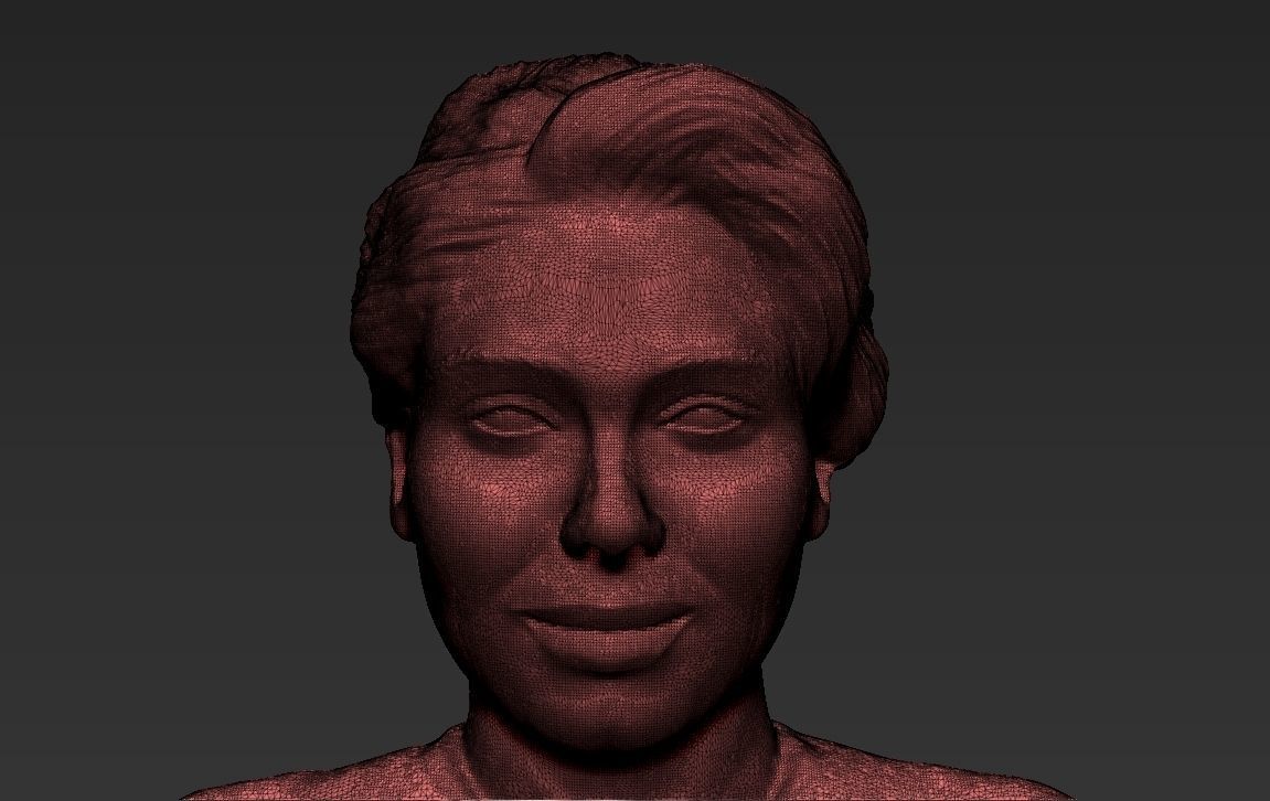 Adele ready for full color 3D printing 3D print model_44