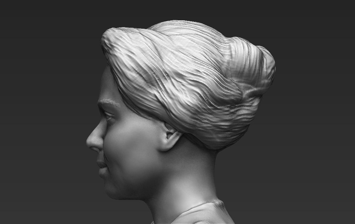 Adele ready for full color 3D printing 3D print model_41