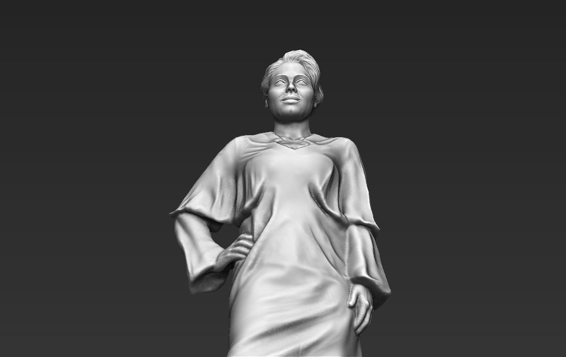 Adele ready for full color 3D printing 3D print model_39