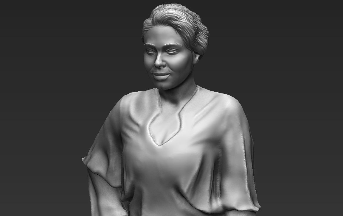 Adele ready for full color 3D printing 3D print model_36