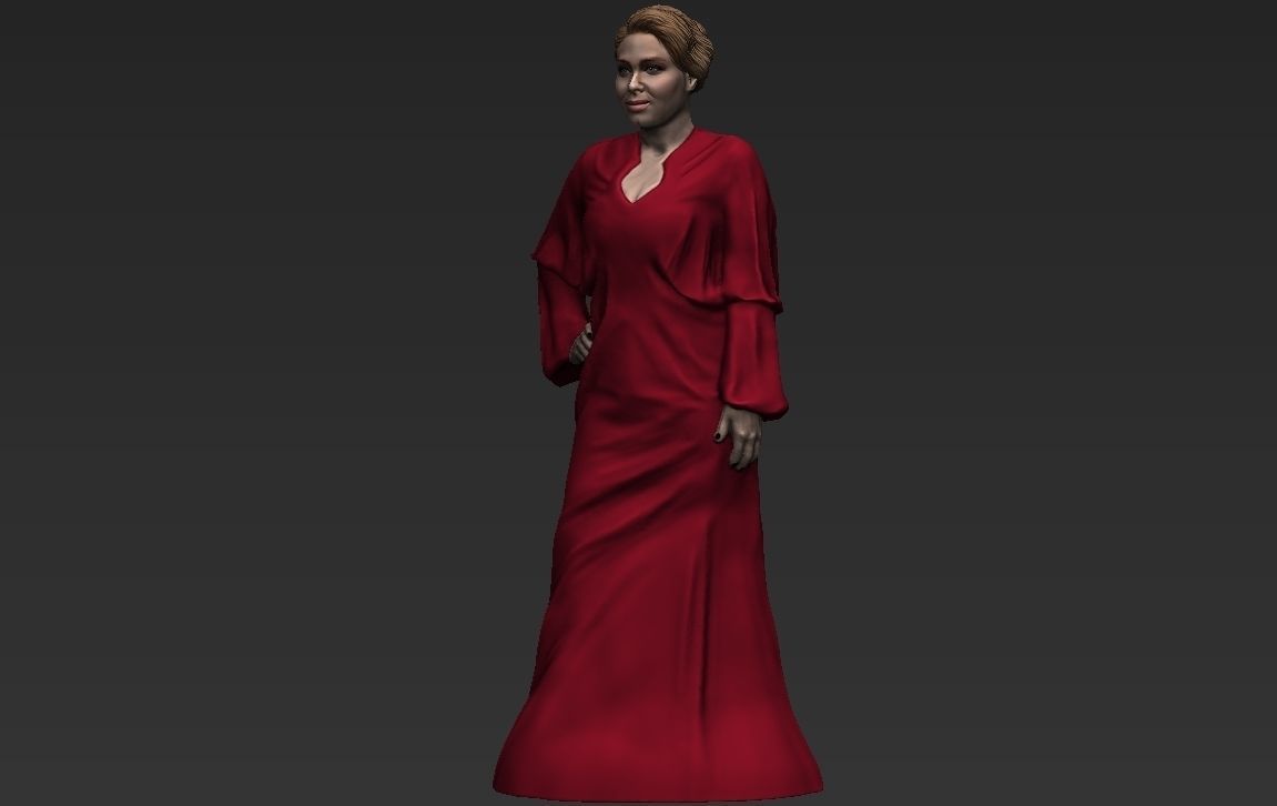 Adele ready for full color 3D printing 3D print model_7