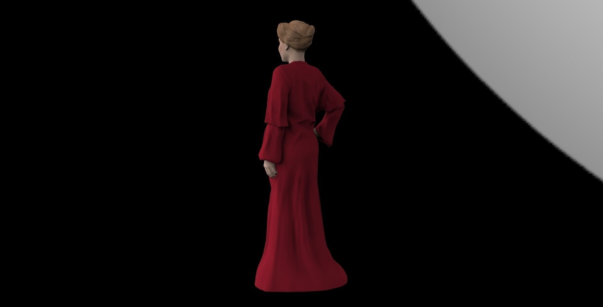 Adele ready for full color 3D printing 3D print model_12