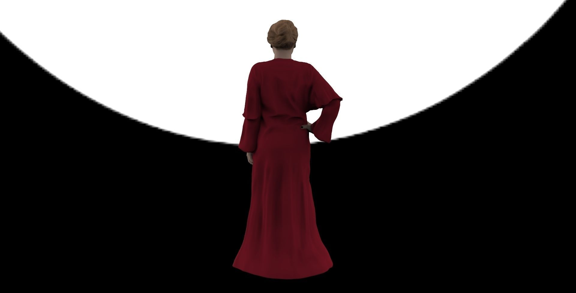 Adele ready for full color 3D printing 3D print model_16