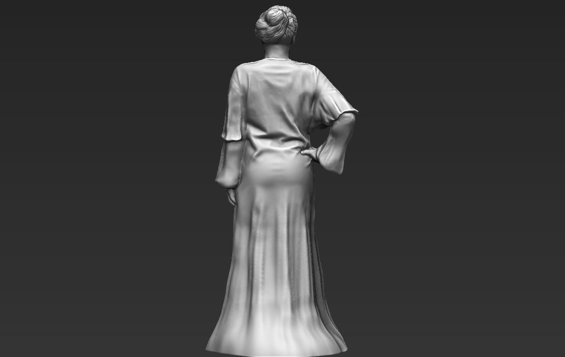 Adele ready for full color 3D printing 3D print model_28