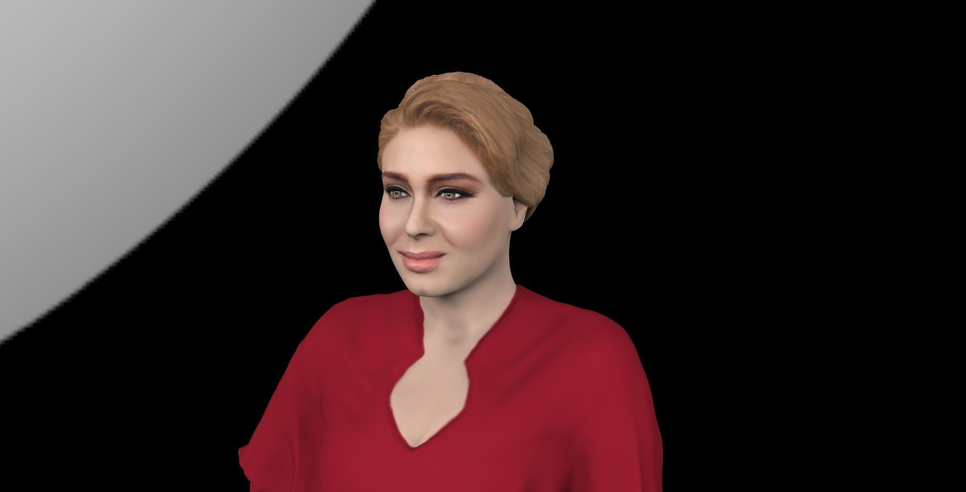 Adele ready for full color 3D printing 3D print model_17