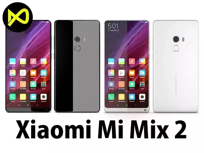 Xiaomi Mi Mix 2 Black And White