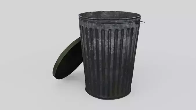 Dustbin 3 Textured Old