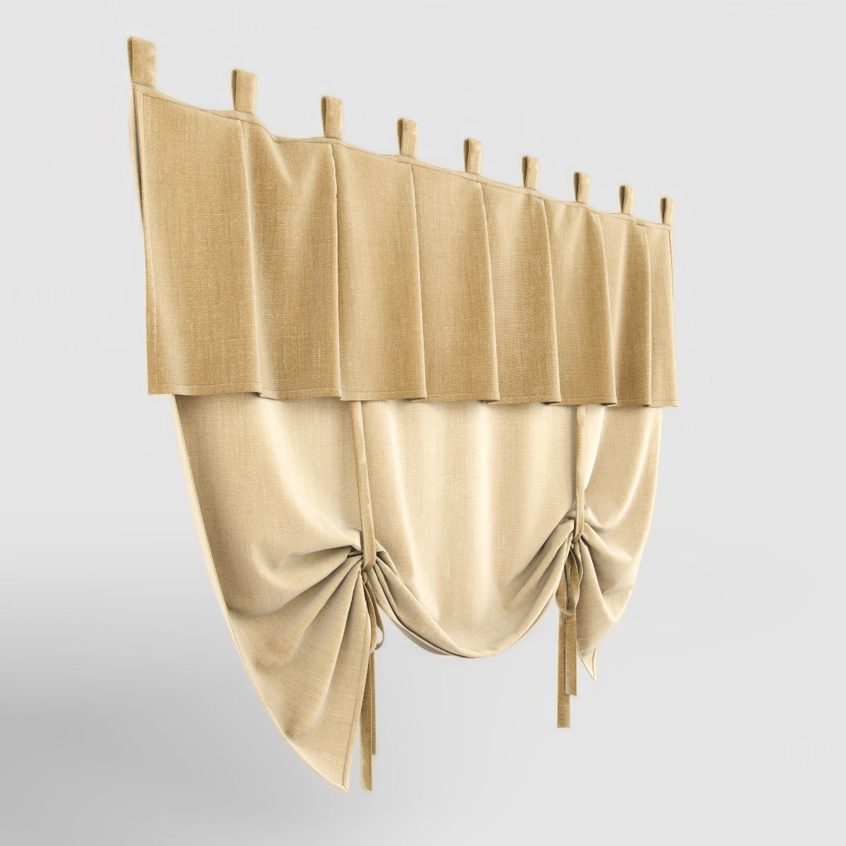 curtain 22 3D model_1