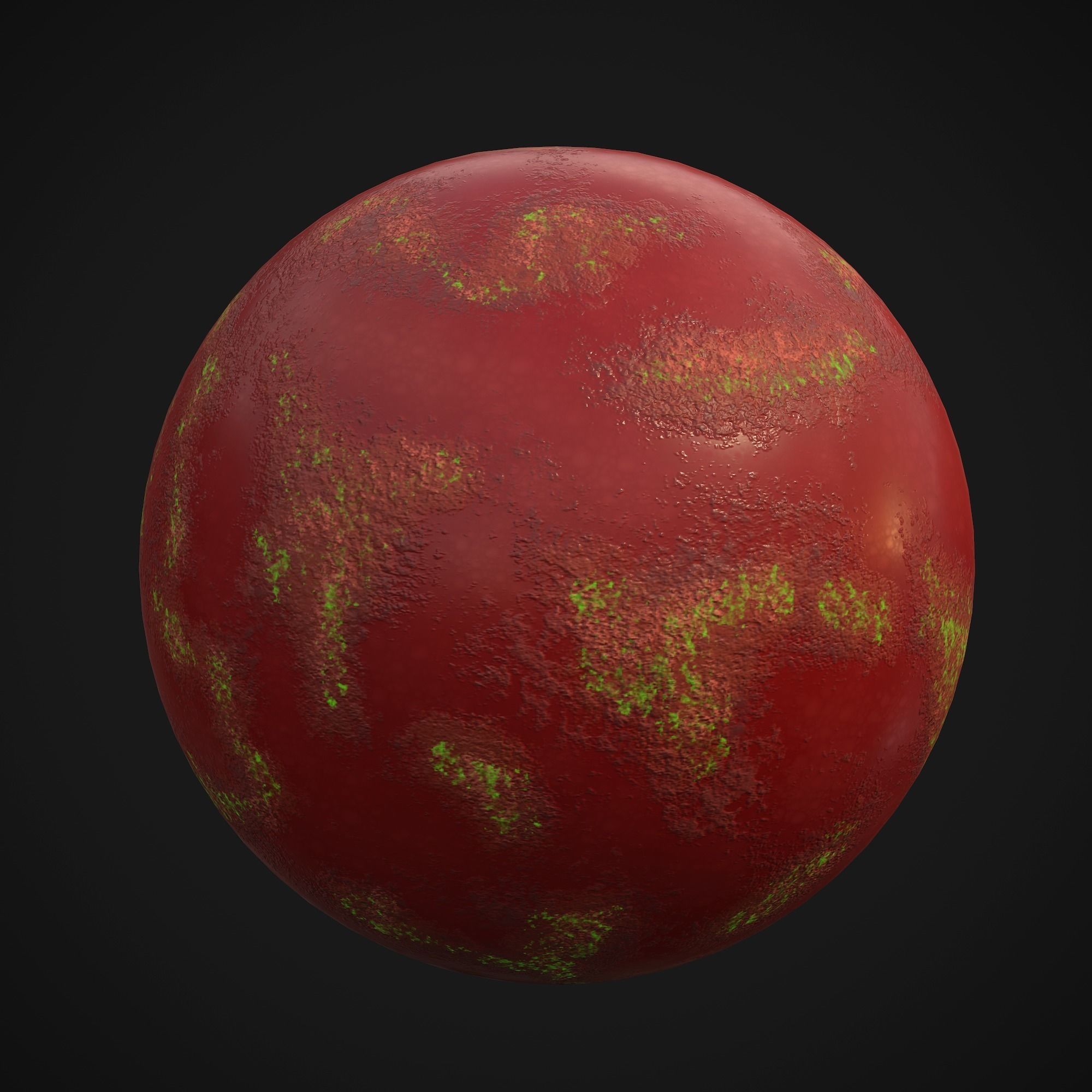 Stylized Planets 02 Low-poly 3D model_17