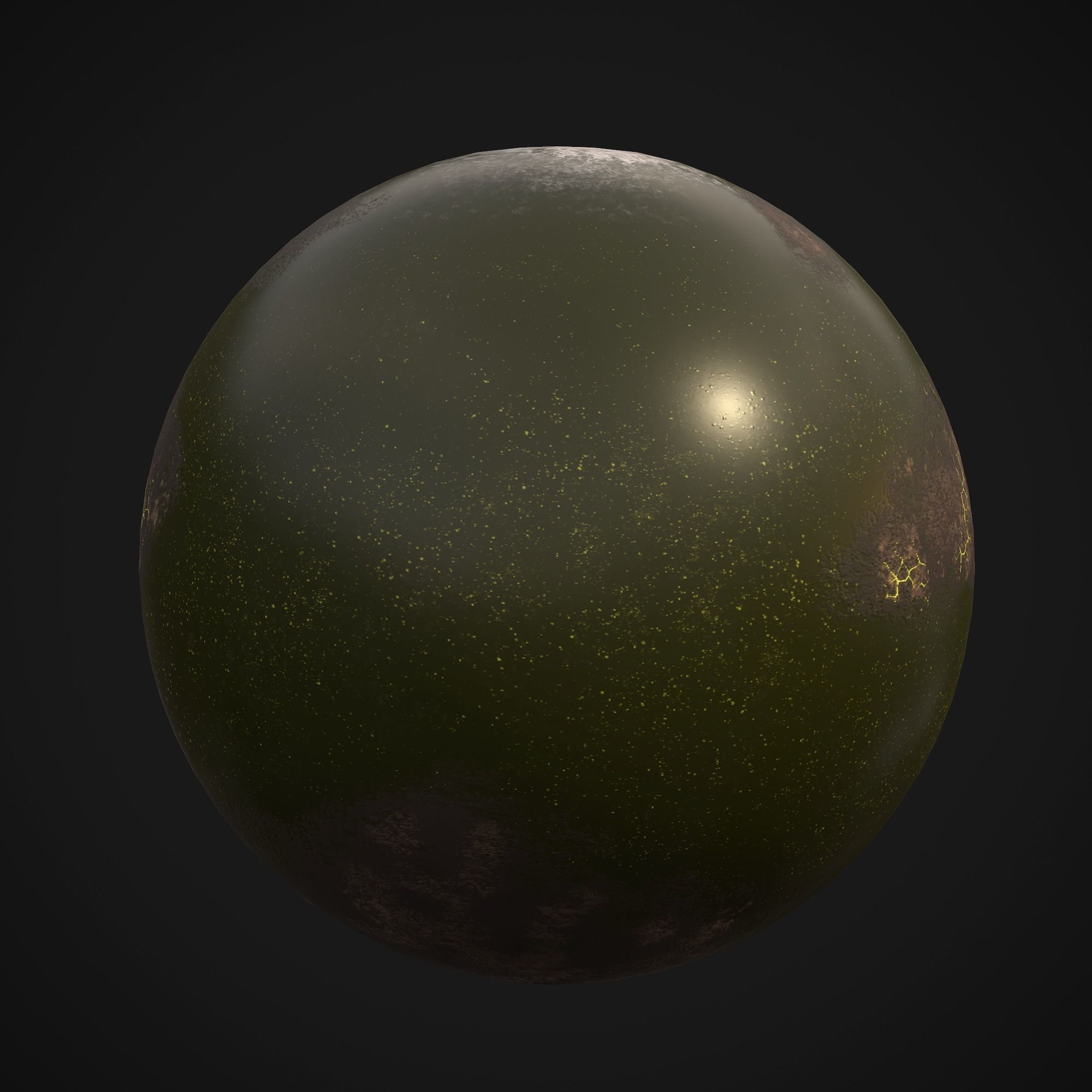 Stylized Planets 02 Low-poly 3D model_14