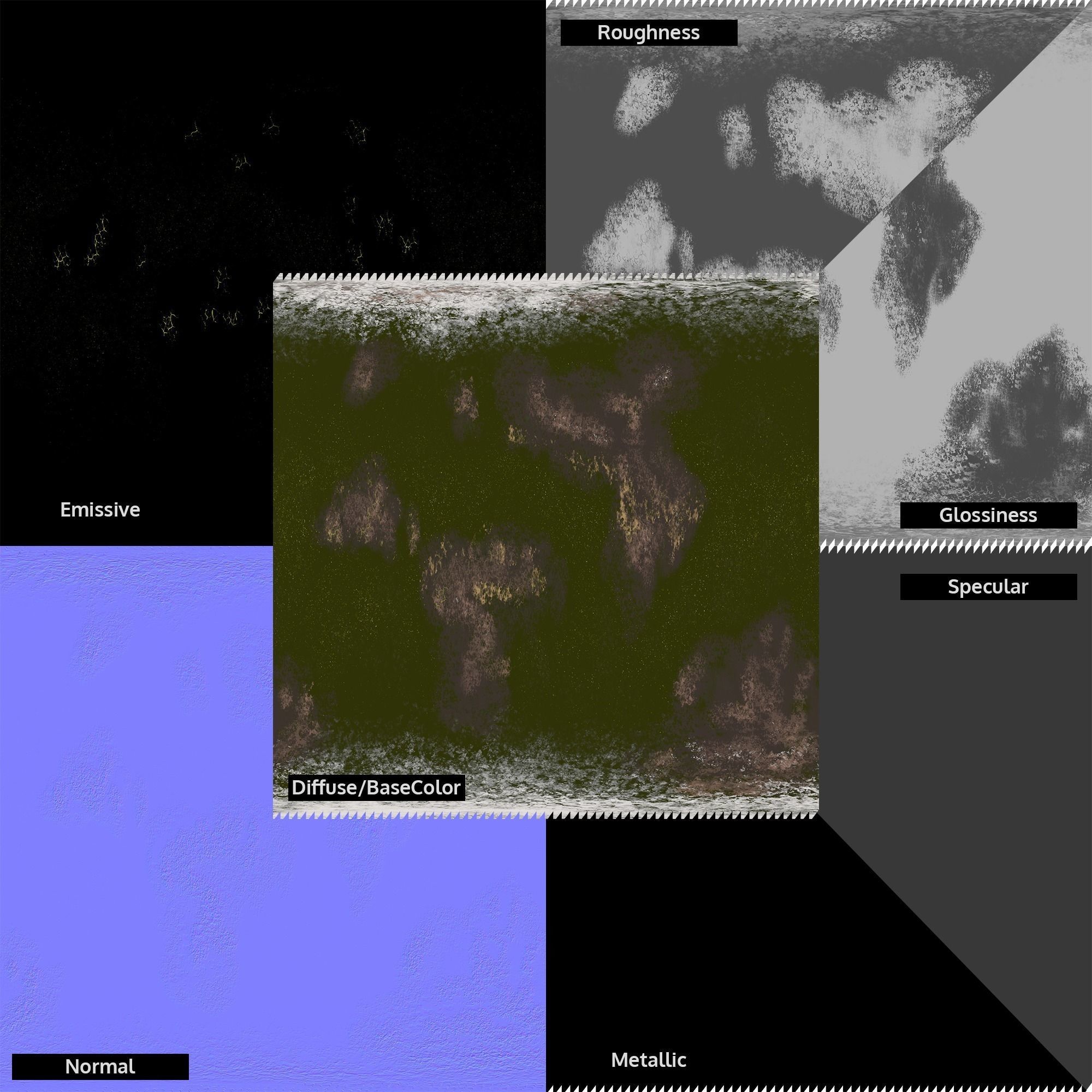 Stylized Planets 02 Low-poly 3D model_22