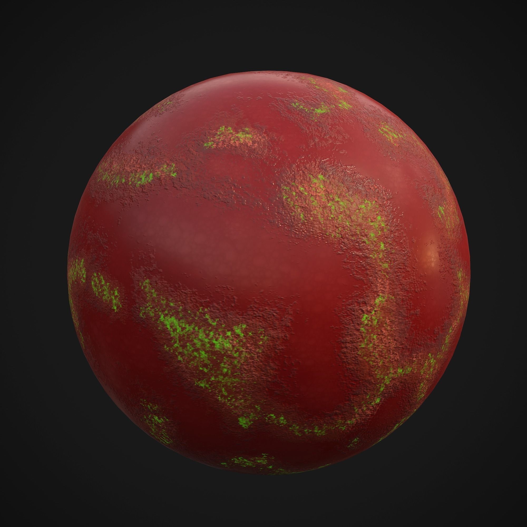 Stylized Planets 02 Low-poly 3D model_16