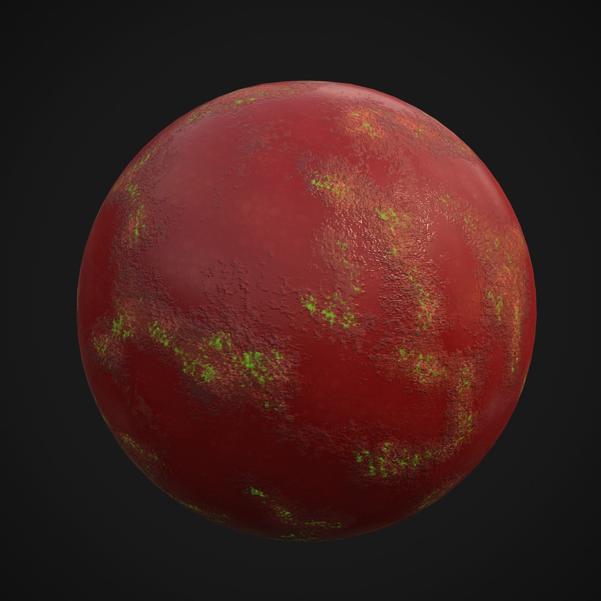 Stylized Planets 02 Low-poly 3D model_18