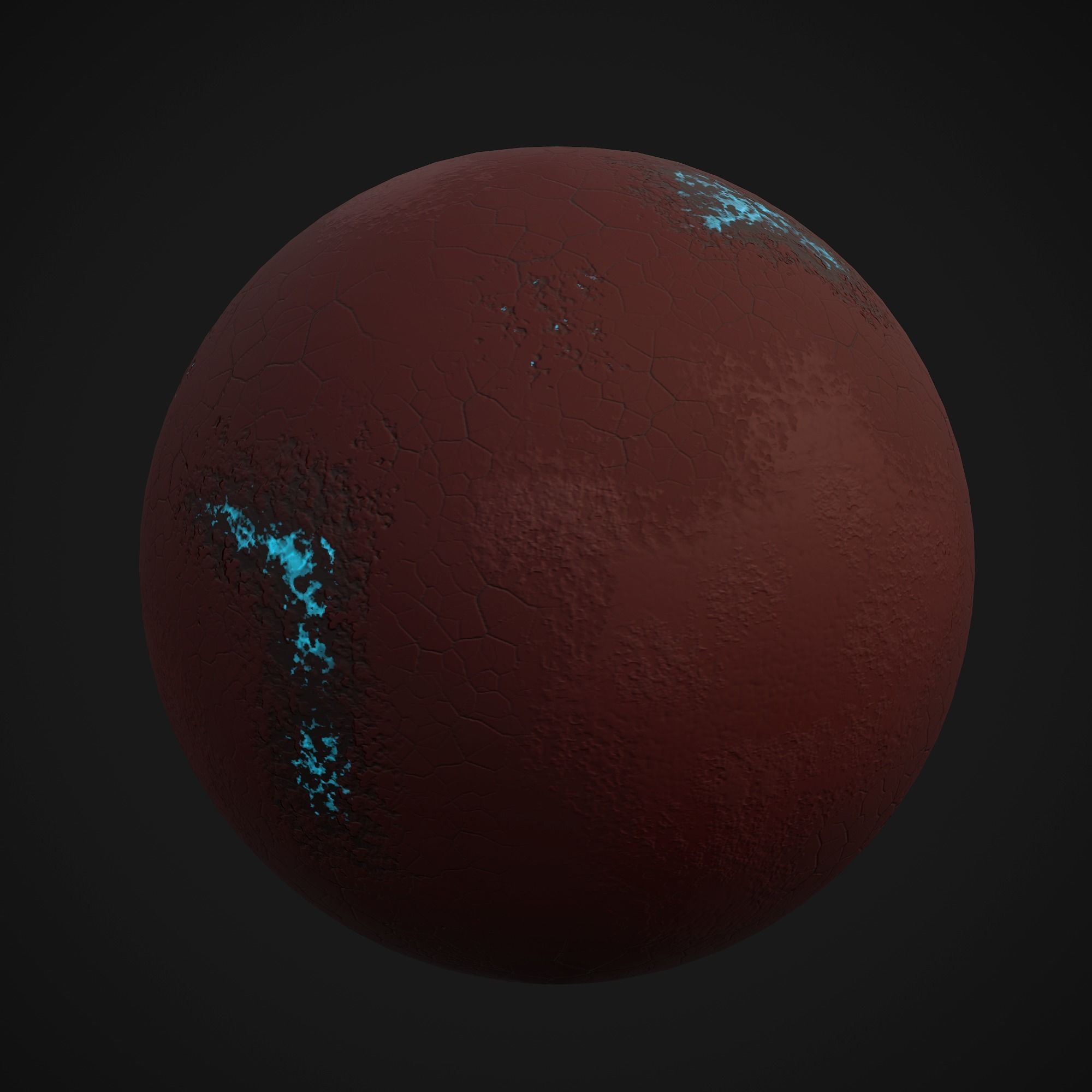 Stylized Planets 03 Low-poly 3D model_18