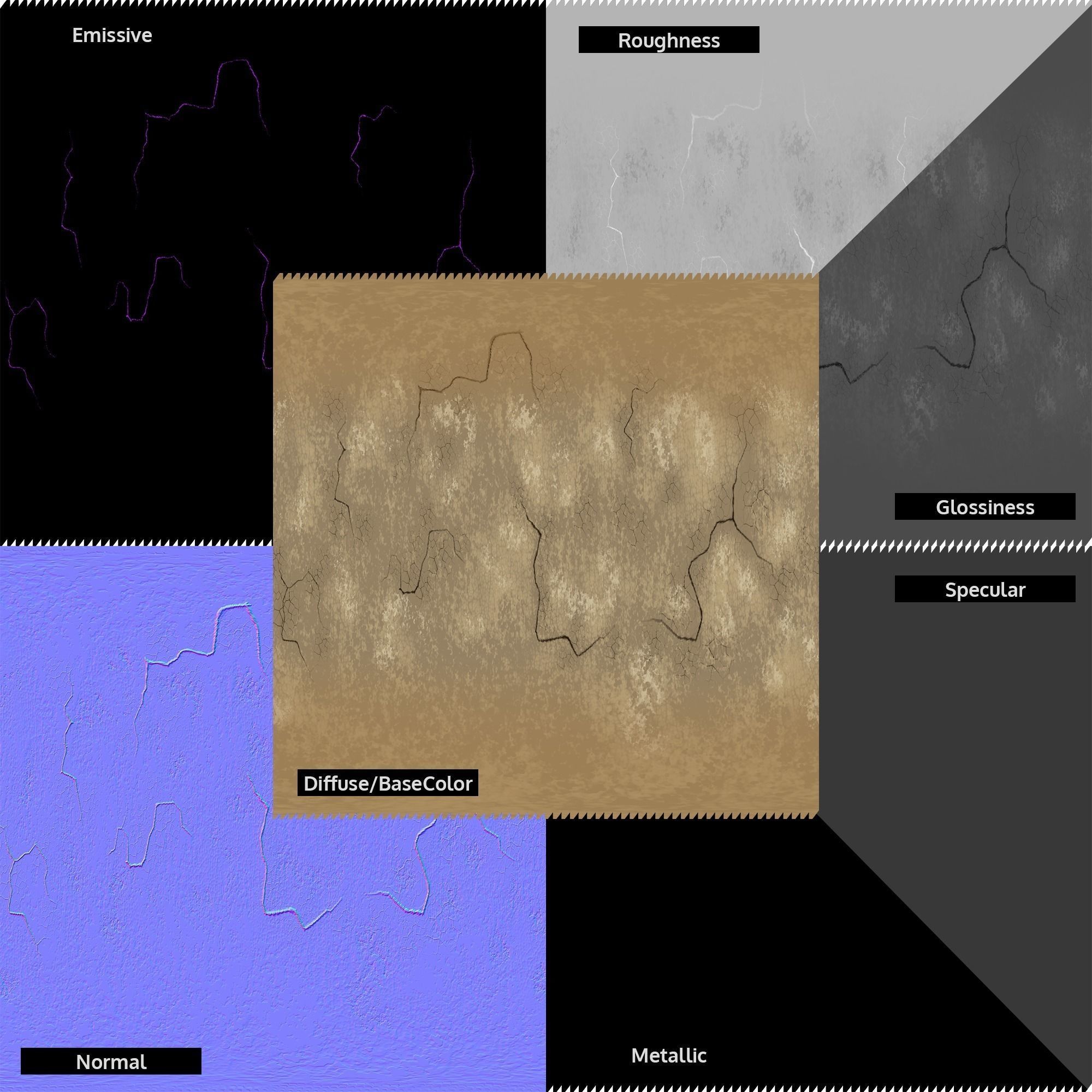 Stylized Planets 03 Low-poly 3D model_22