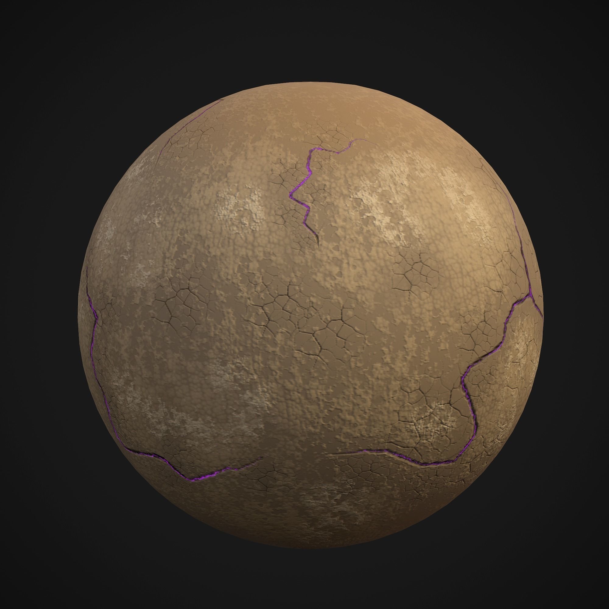 Stylized Planets 03 Low-poly 3D model_12