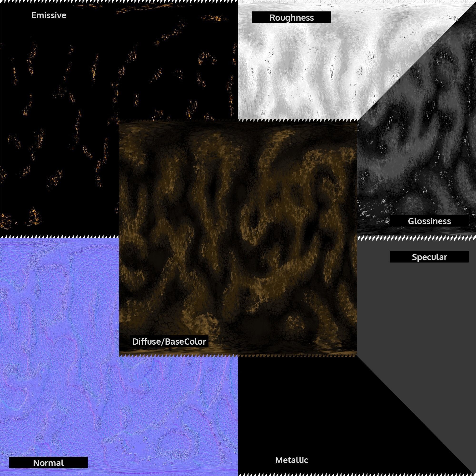 Stylized Planets 03 Low-poly 3D model_21