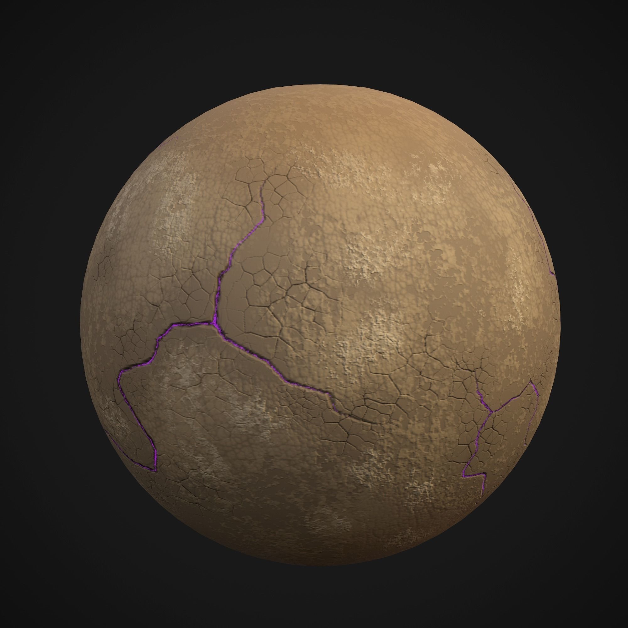 Stylized Planets 03 Low-poly 3D model_11