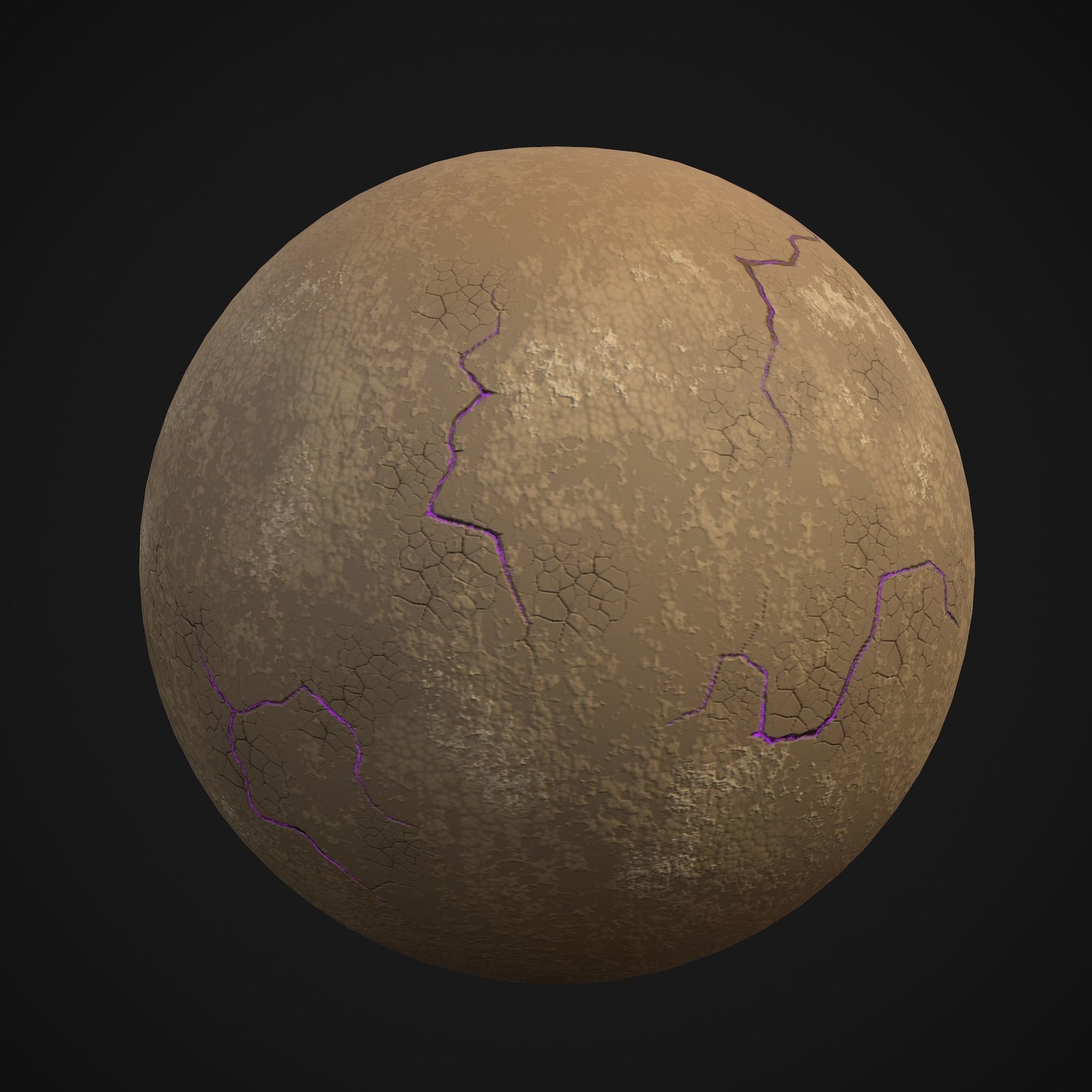 Stylized Planets 03 Low-poly 3D model_14