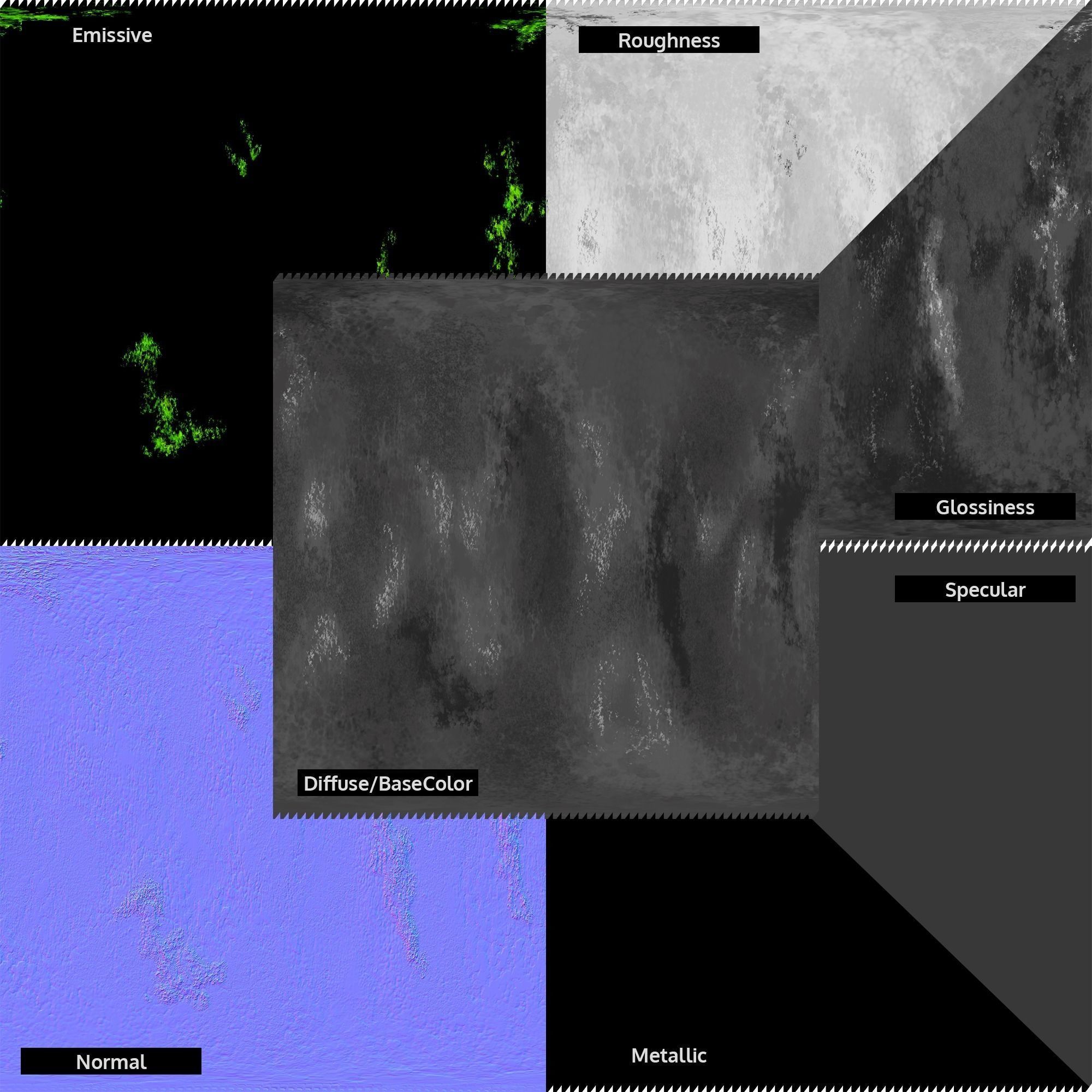 Stylized Planets 03 Low-poly 3D model_20