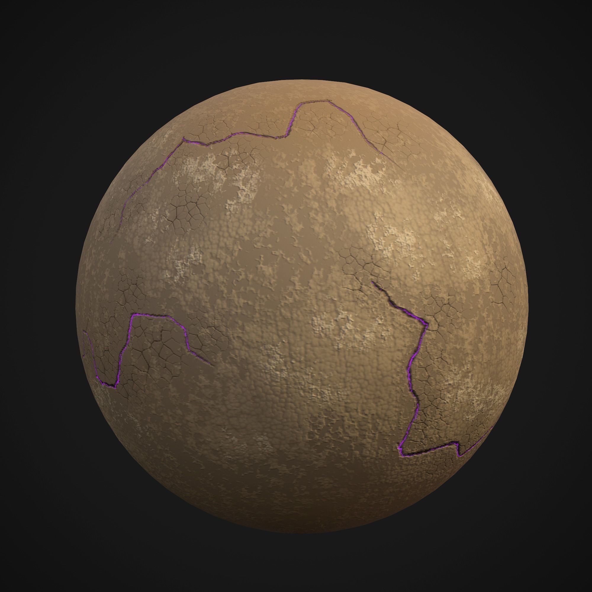 Stylized Planets 03 Low-poly 3D model_13