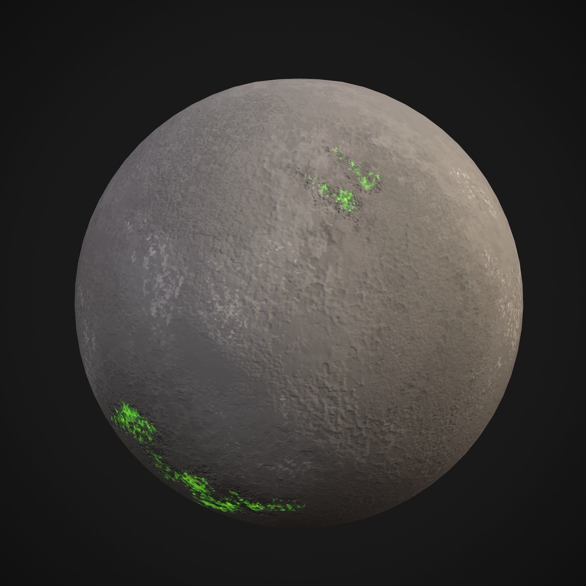 Stylized Planets 03 Low-poly 3D model_5