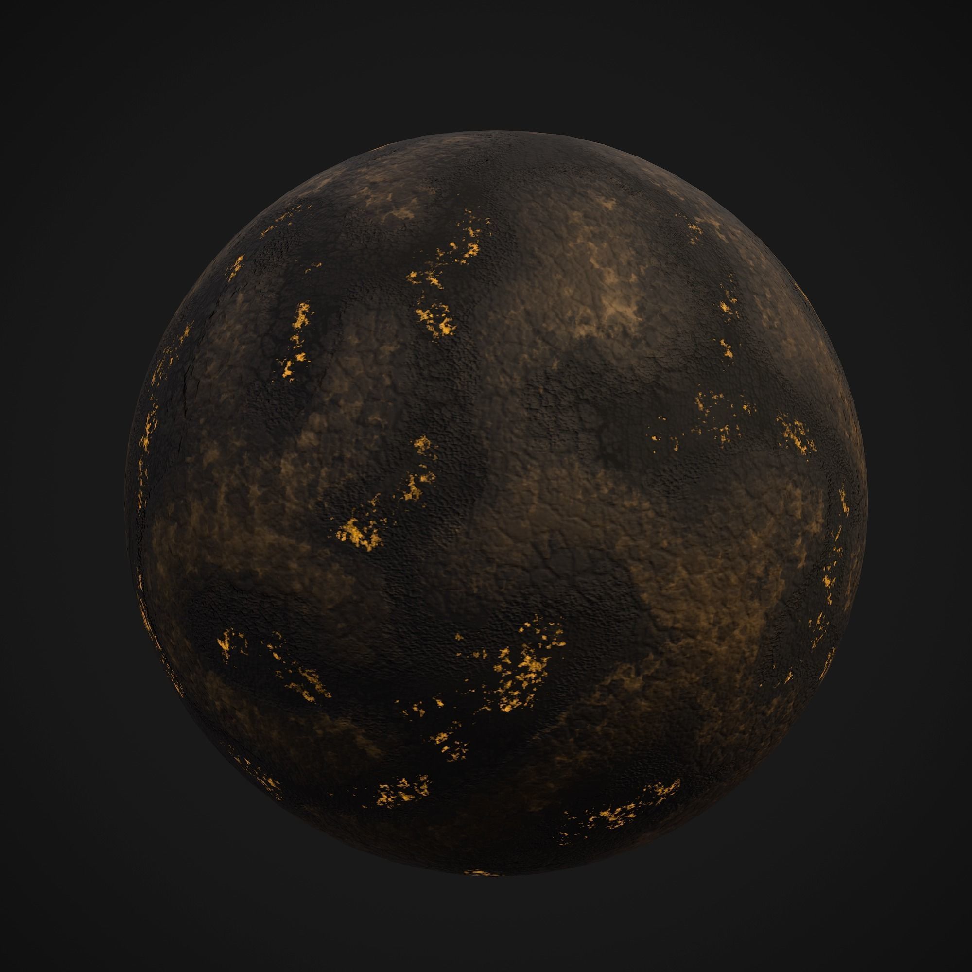 Stylized Planets 03 Low-poly 3D model_10