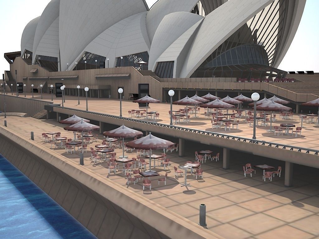 Sydney Opera House 3D model_7