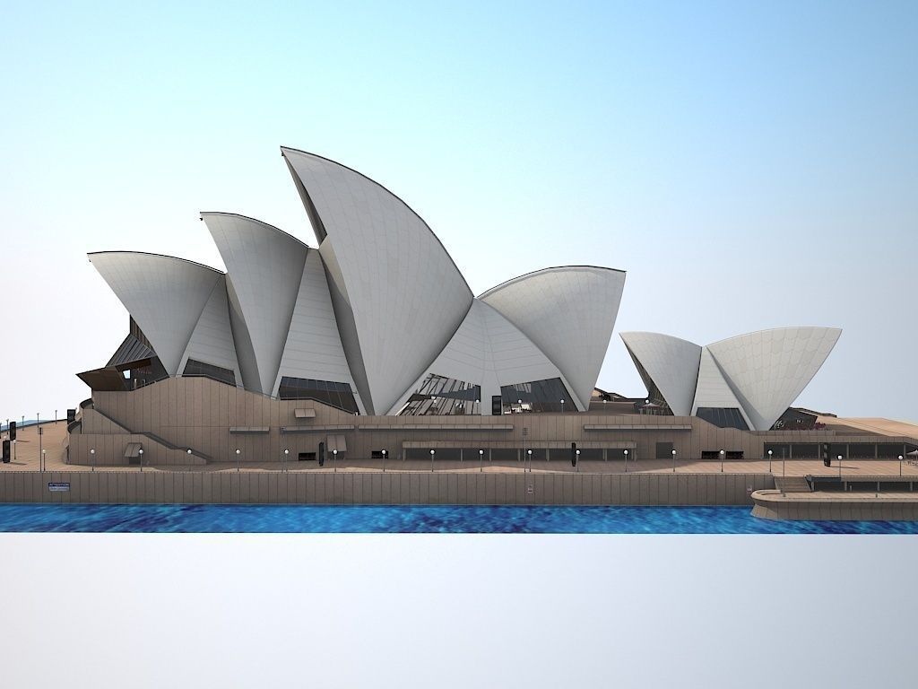 Sydney Opera House 3D model_2
