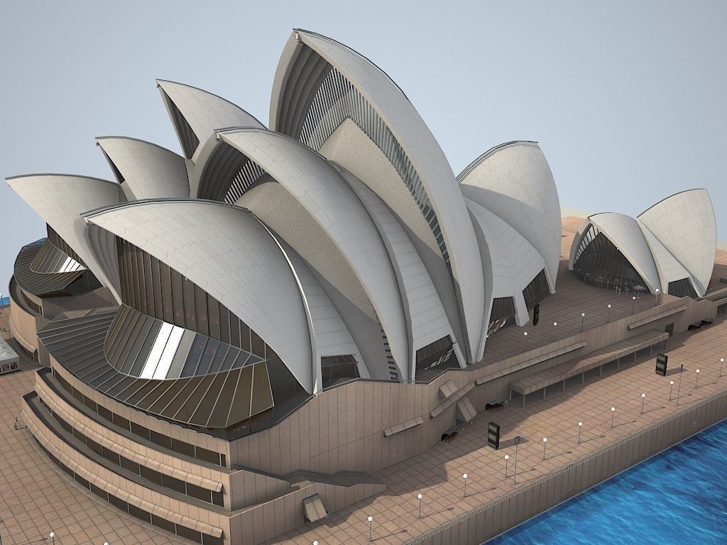 Sydney Opera House 3D model_5