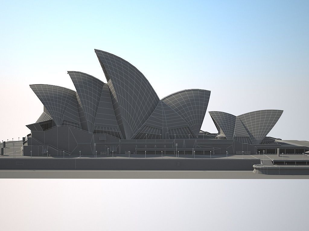 Sydney Opera House 3D model_13