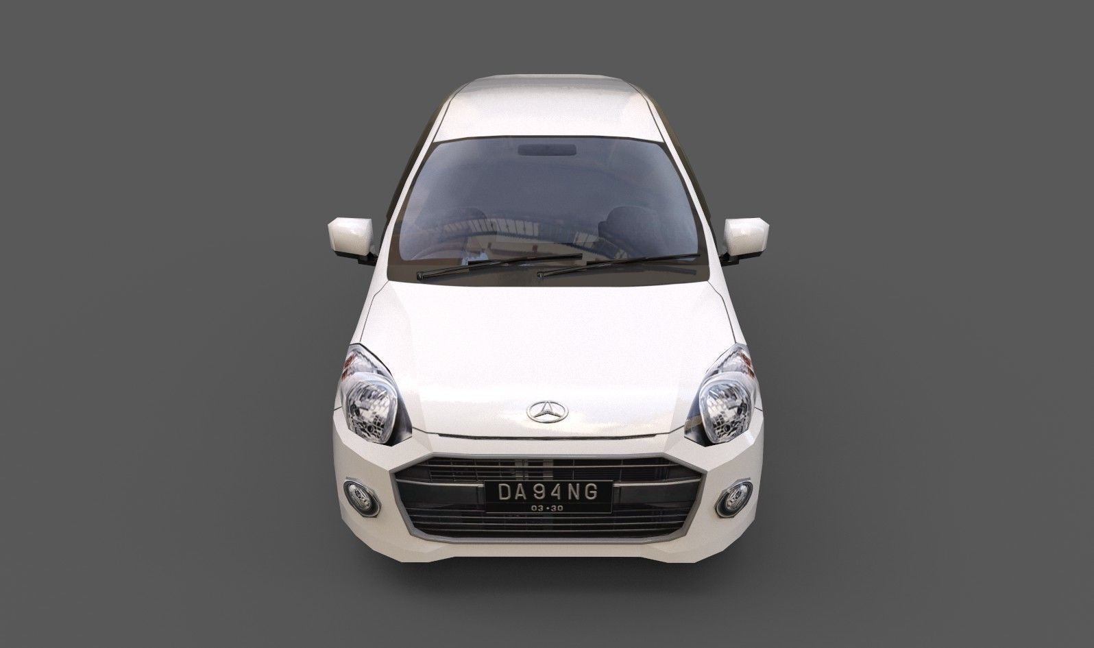 Daihatsu Ayla Low-poly 3D model_5