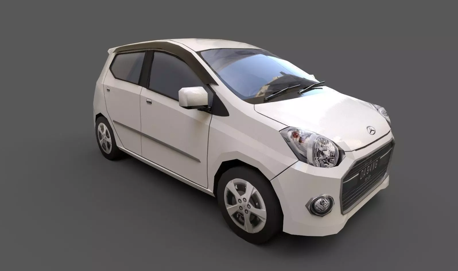 Daihatsu Ayla Low-poly 3D model_0