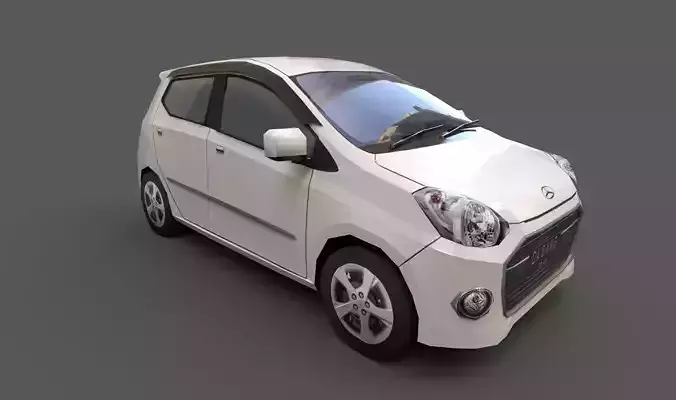 Daihatsu Ayla Low-poly 3D model
