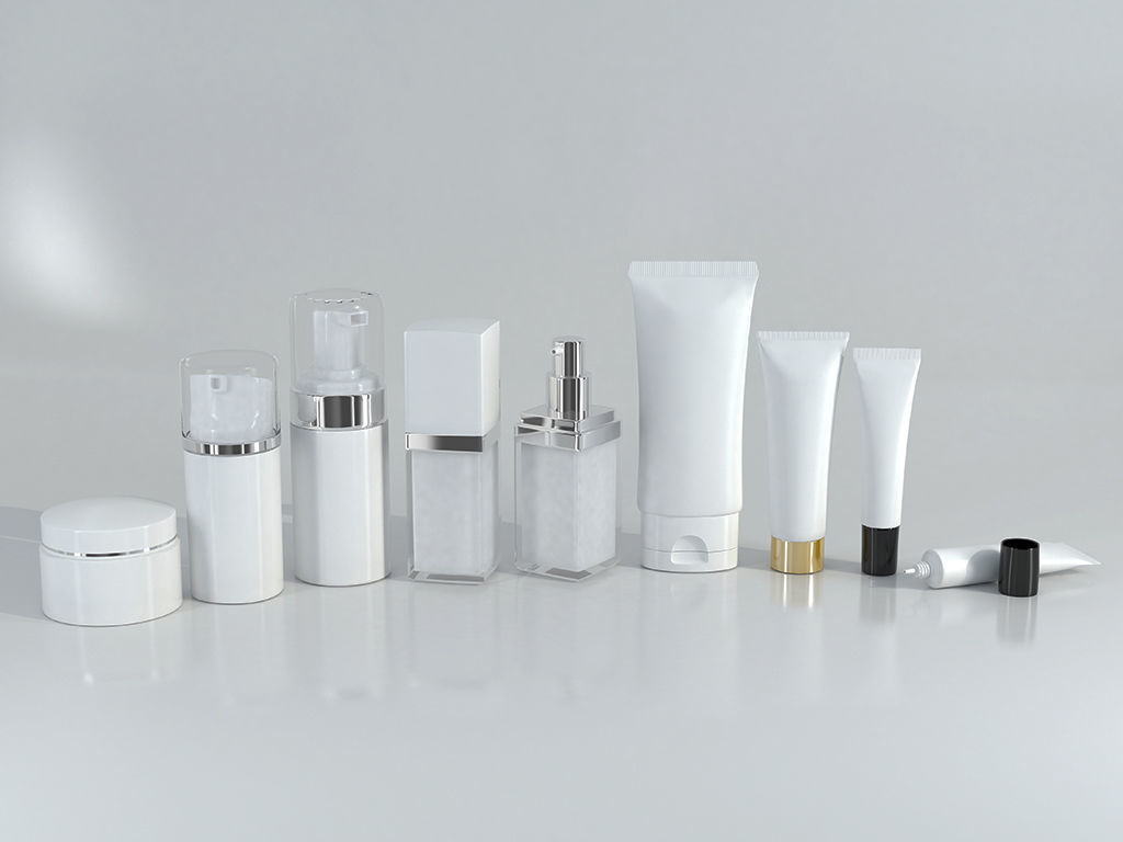 Cosmetic Bottle and Tube Set 3D model_2