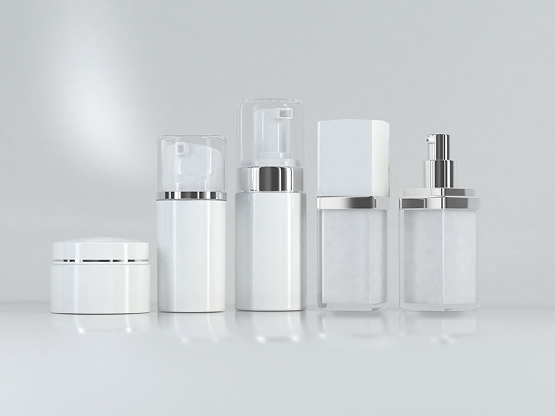 Cosmetic Bottle and Tube Set 3D model_1