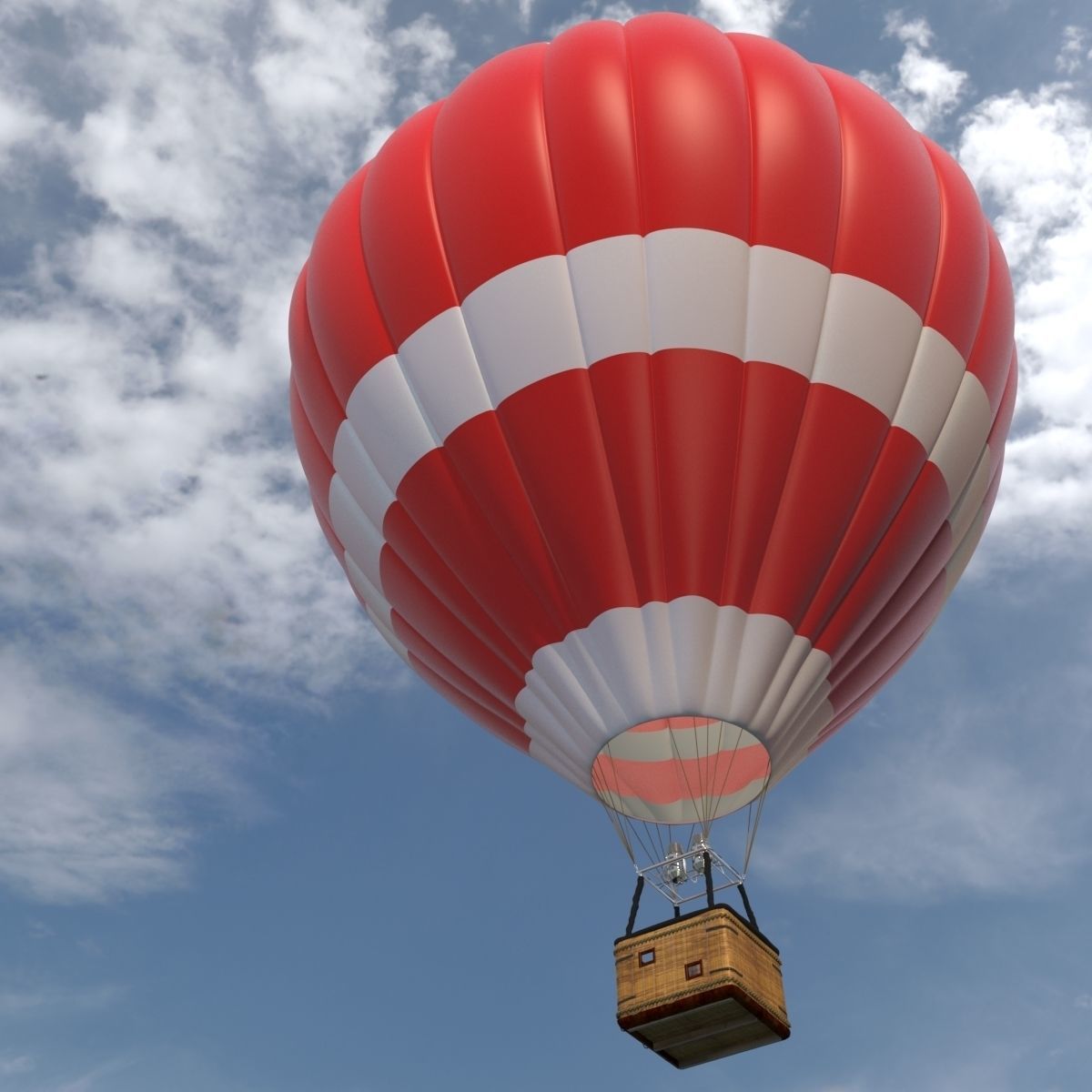 Balloon Hot Air 3D model_3