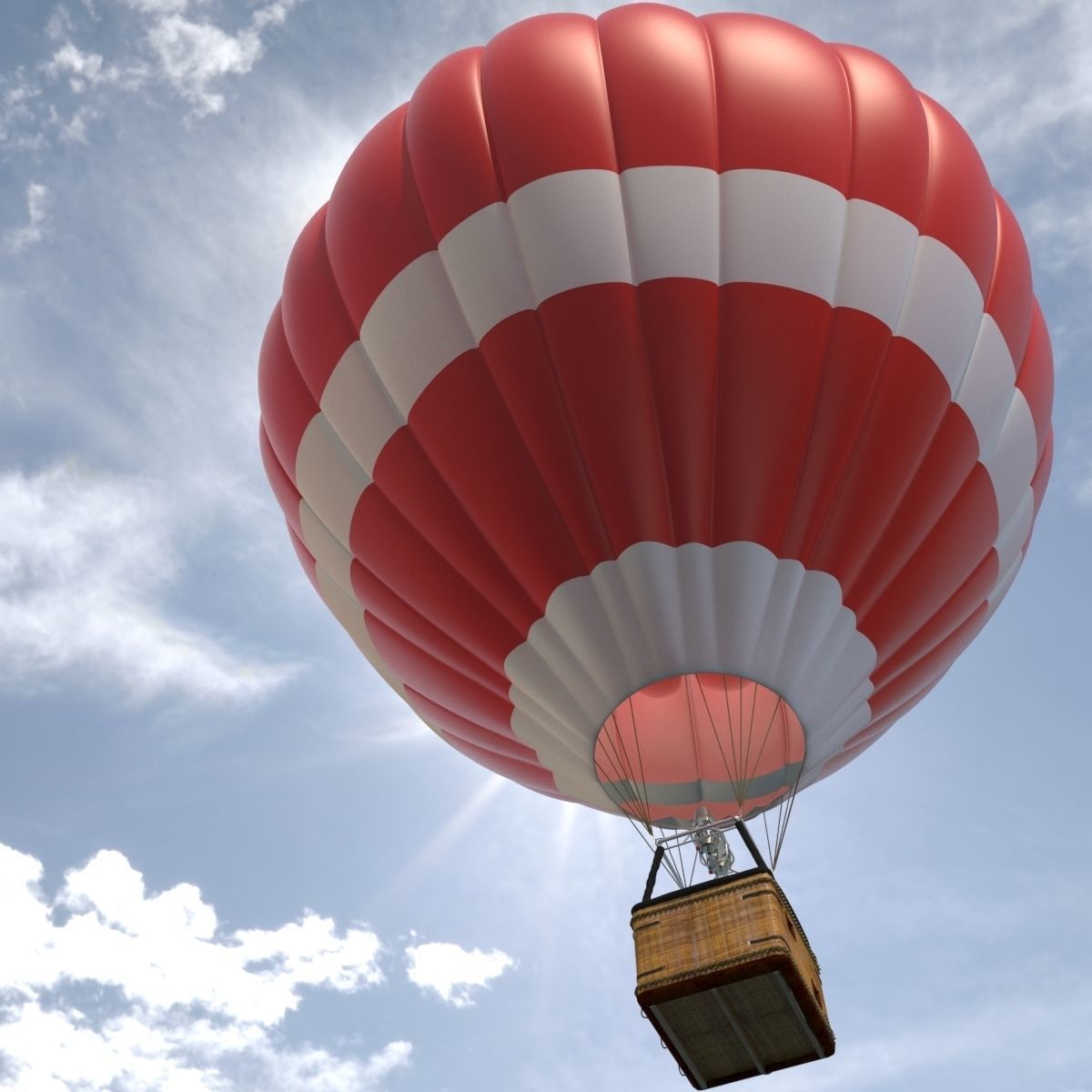 Balloon Hot Air 3D model_5