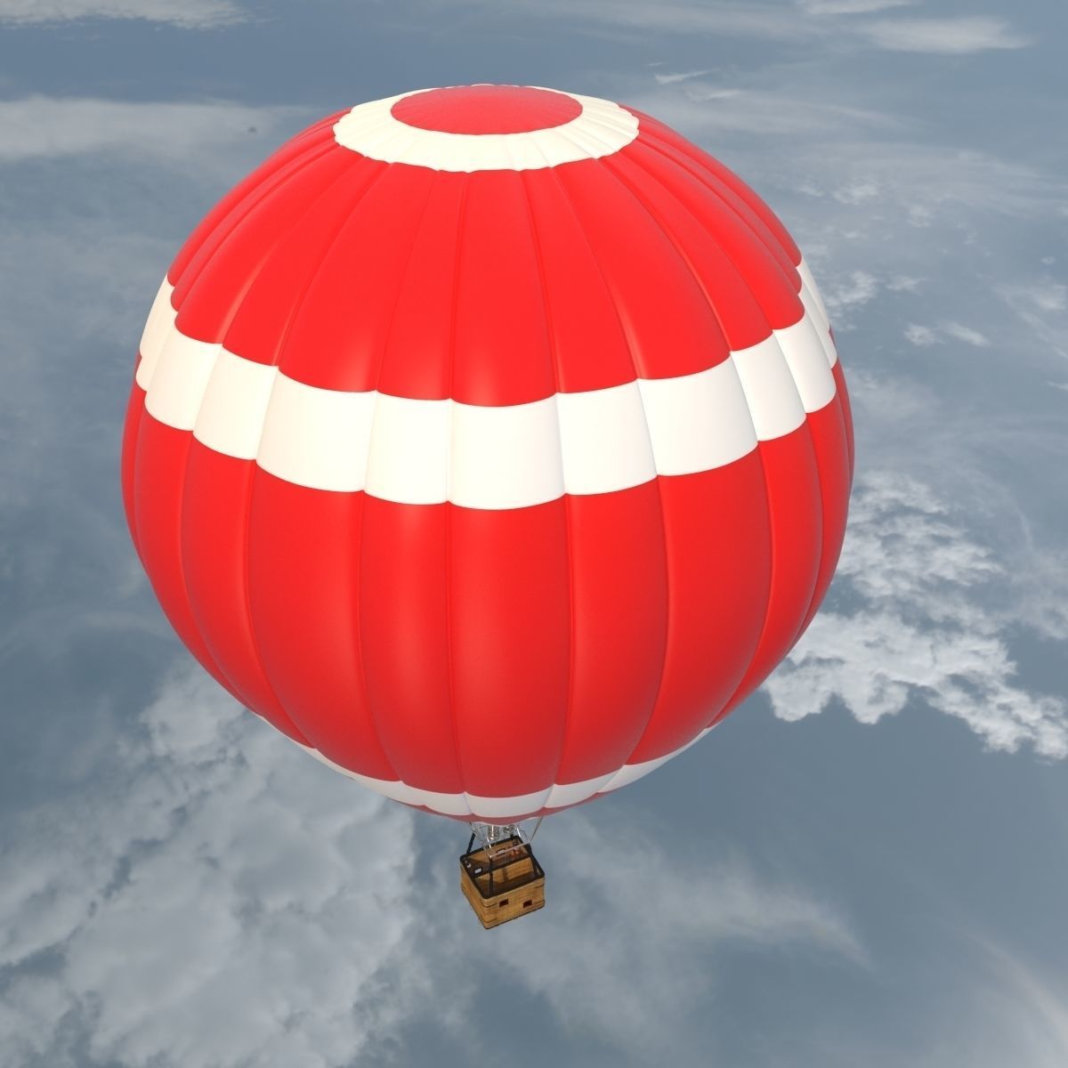 Balloon Hot Air 3D model_1